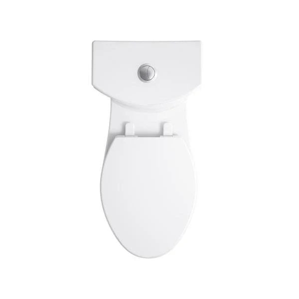 2-Piece Dual Flush Elongated Toilet in White X796