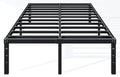 18 Inch Black Metal Platform Full Bed Frame E436972