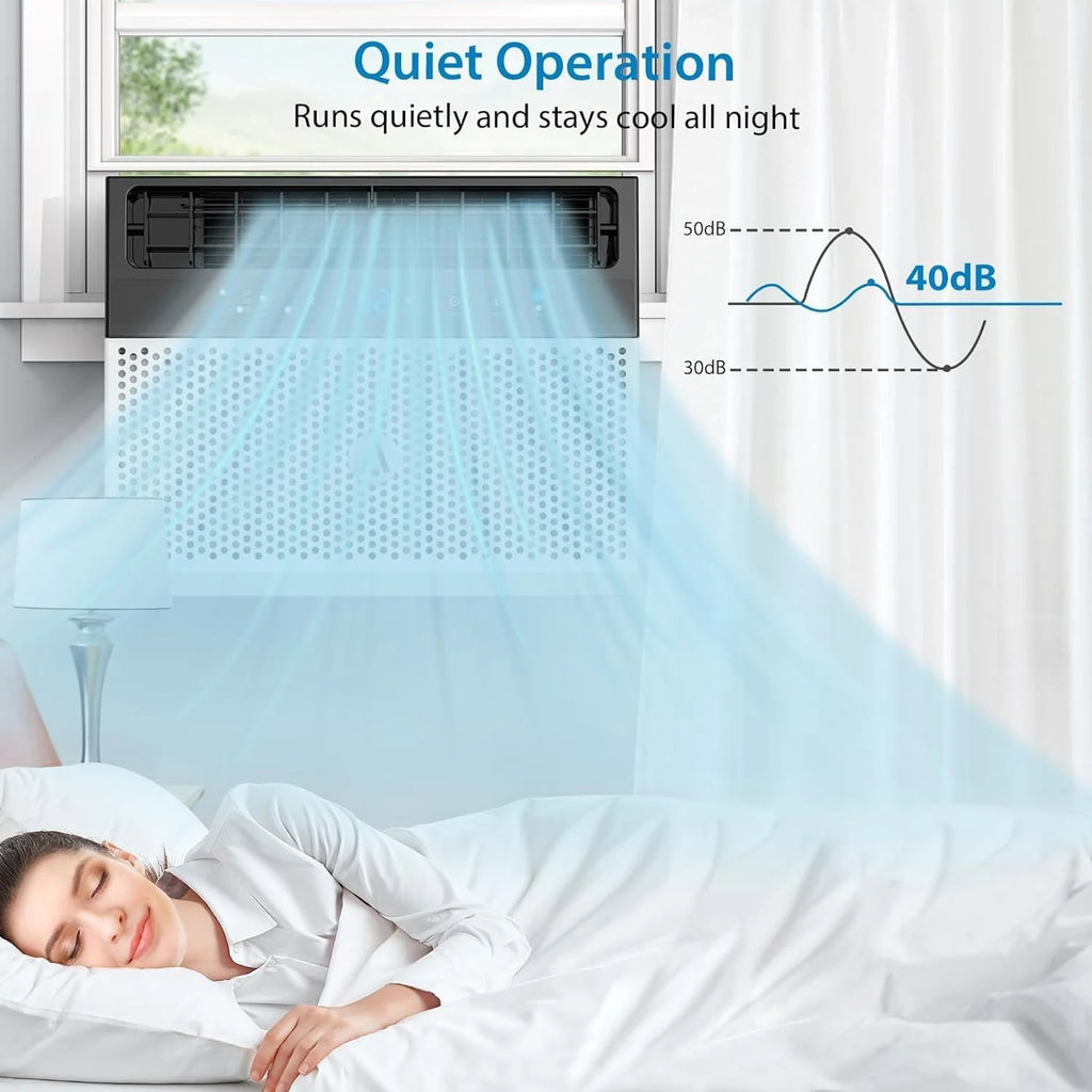 6000 BTU Window Air Conditioner with Remote Control O1925