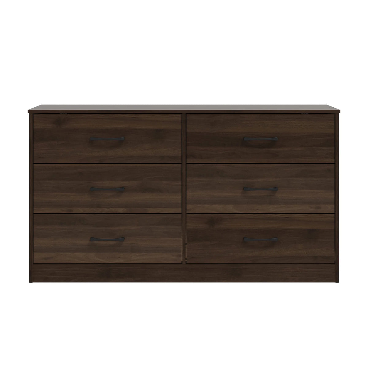 6 Drawer Dark Walnut Dresser D411064