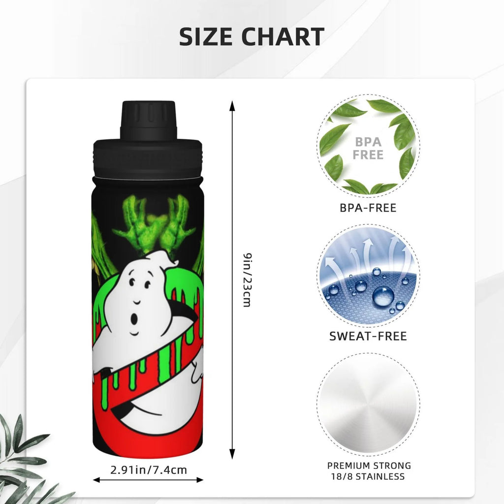 Green Slimer Insulated Stainless Steel Water Bottle 18OZ B440