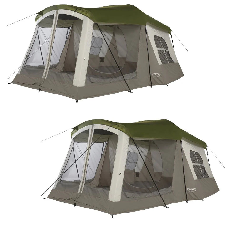 8 Person 3 Season Screen Room Camping Tent 2 Pack I903901