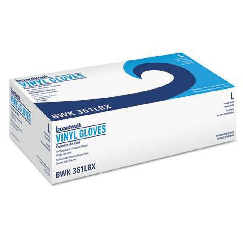 Clear Large Vinyl Exam Gloves F997