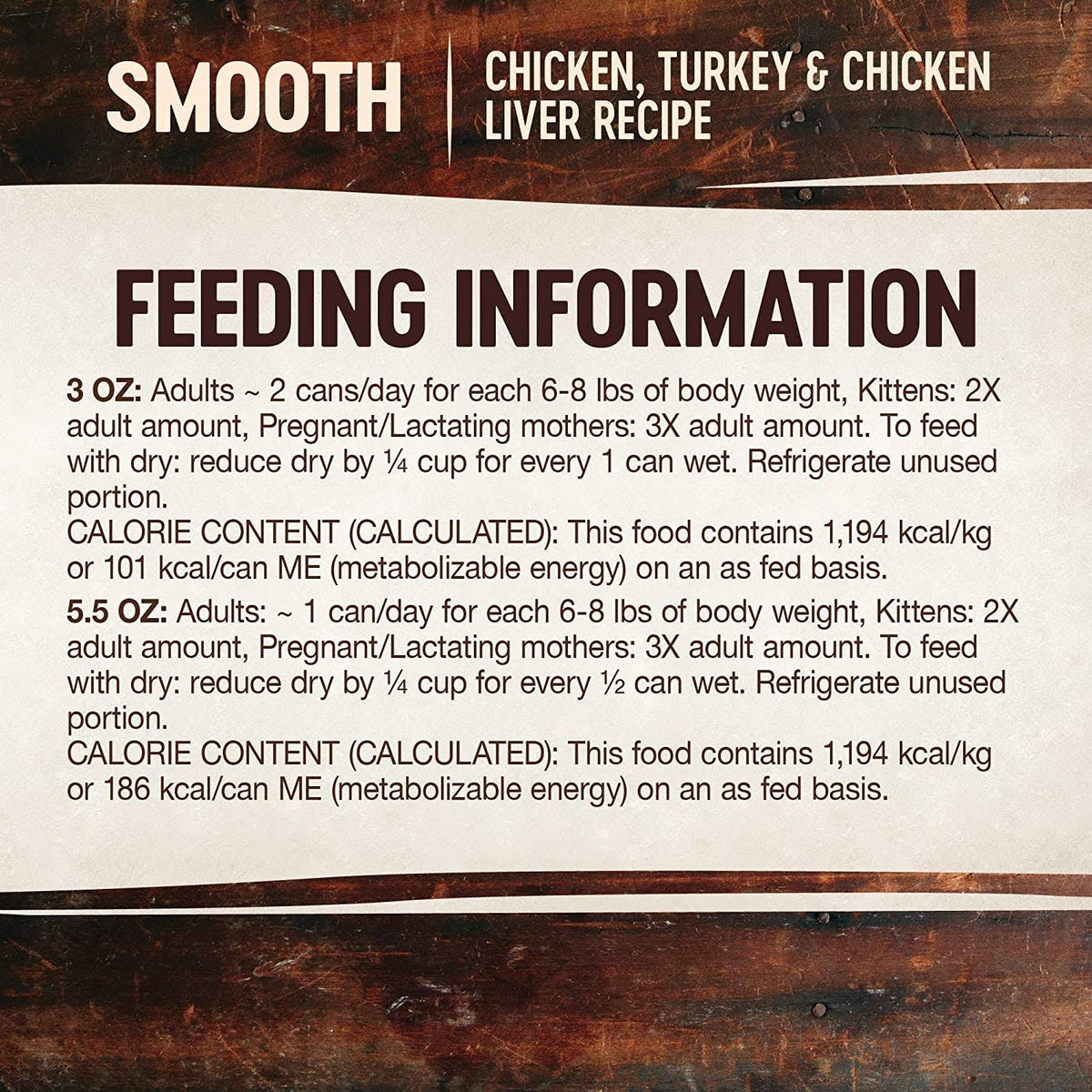 Grain-Free Pate Canned Cat Food, Chicken, Turkey & Chicken Liver, 5.5 oz Case of 24 X147