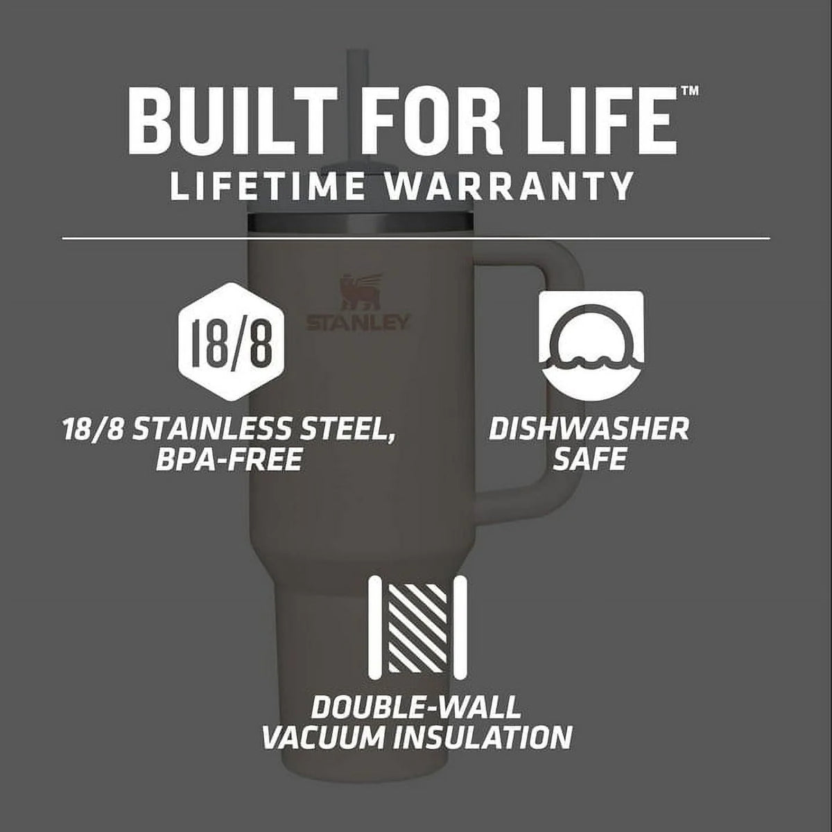 40oz Stainless Steel Tumbler Black X823646