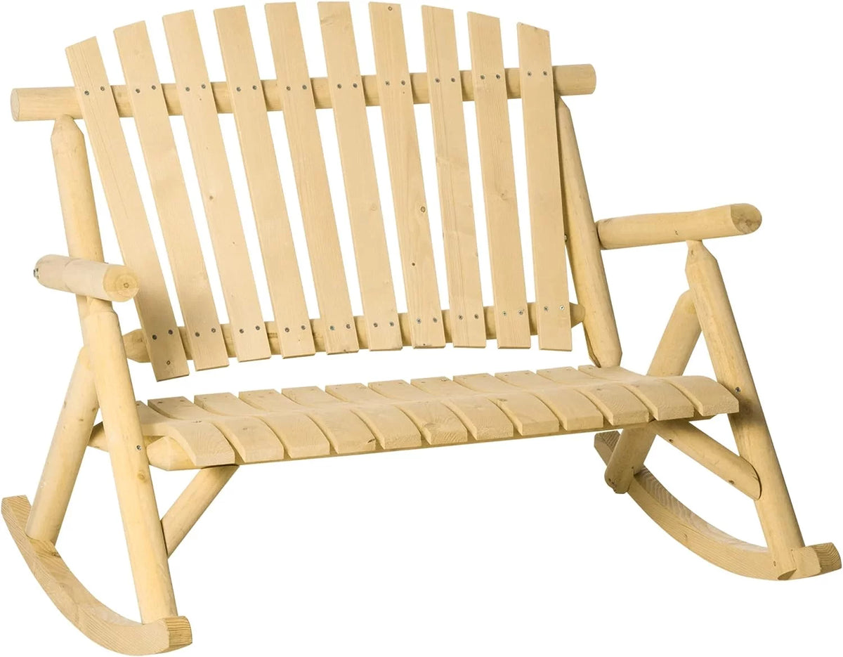 Wooden Porch Rocking Bench E743