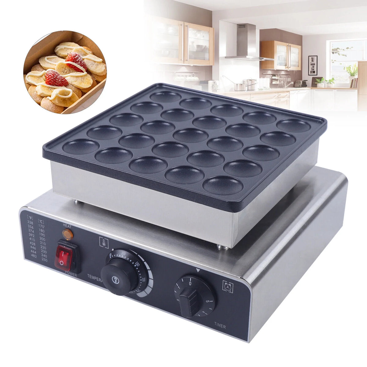 Pancake Maker Electric Aluminum T672990