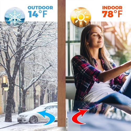 2 Pack White Door Draft Stopper P960