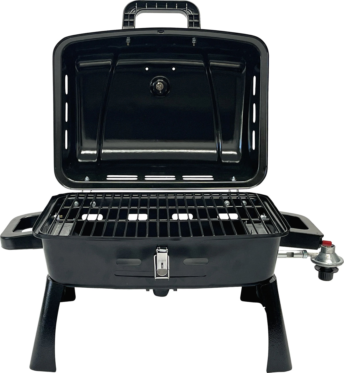 Portable 1 Burner Propane Grill with Interchangeable Griddle Plate Q776790