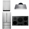 36 Induction Cooktop, Range Hood, Refrigerator, Dishwasher U898677