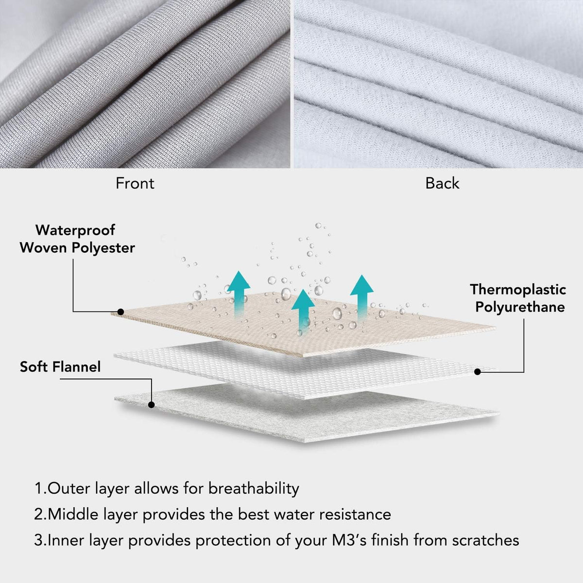 Outdoor Car Cover with Storage Bag W641