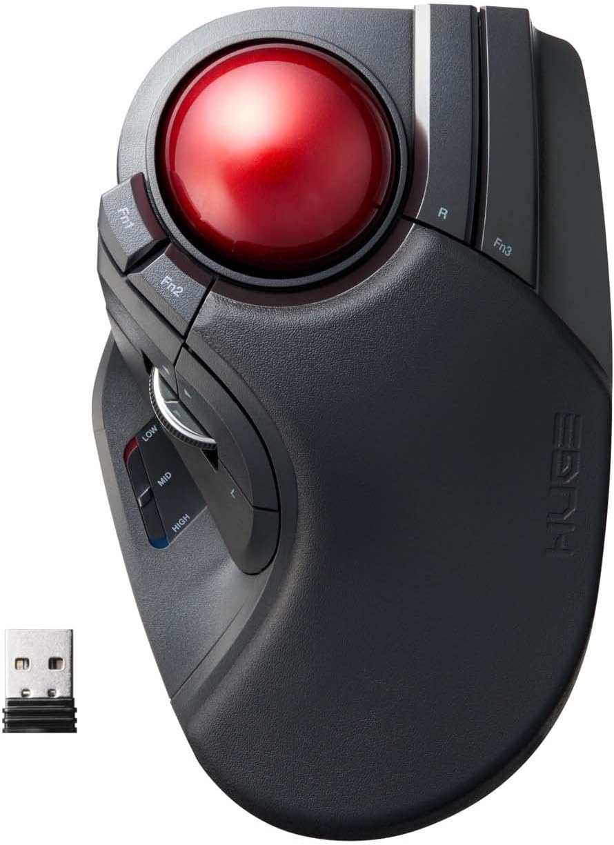2 Pack Wired Trackball Mouse with 8-Button Function J45842
