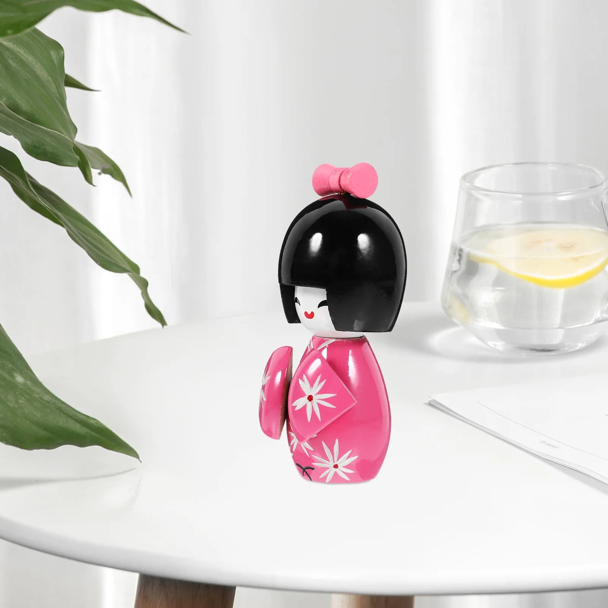 Wooden Kimono Doll Ornament T665549
