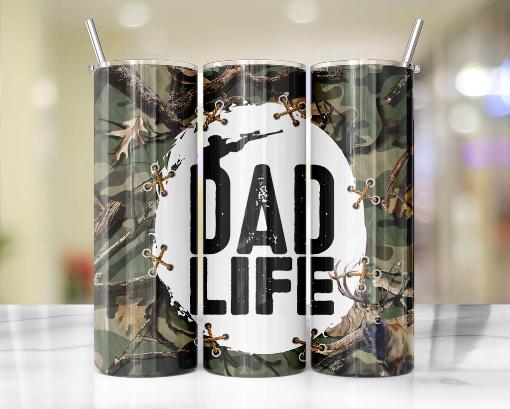 20 Oz Camo Tumbler with Lid and Straw R80378