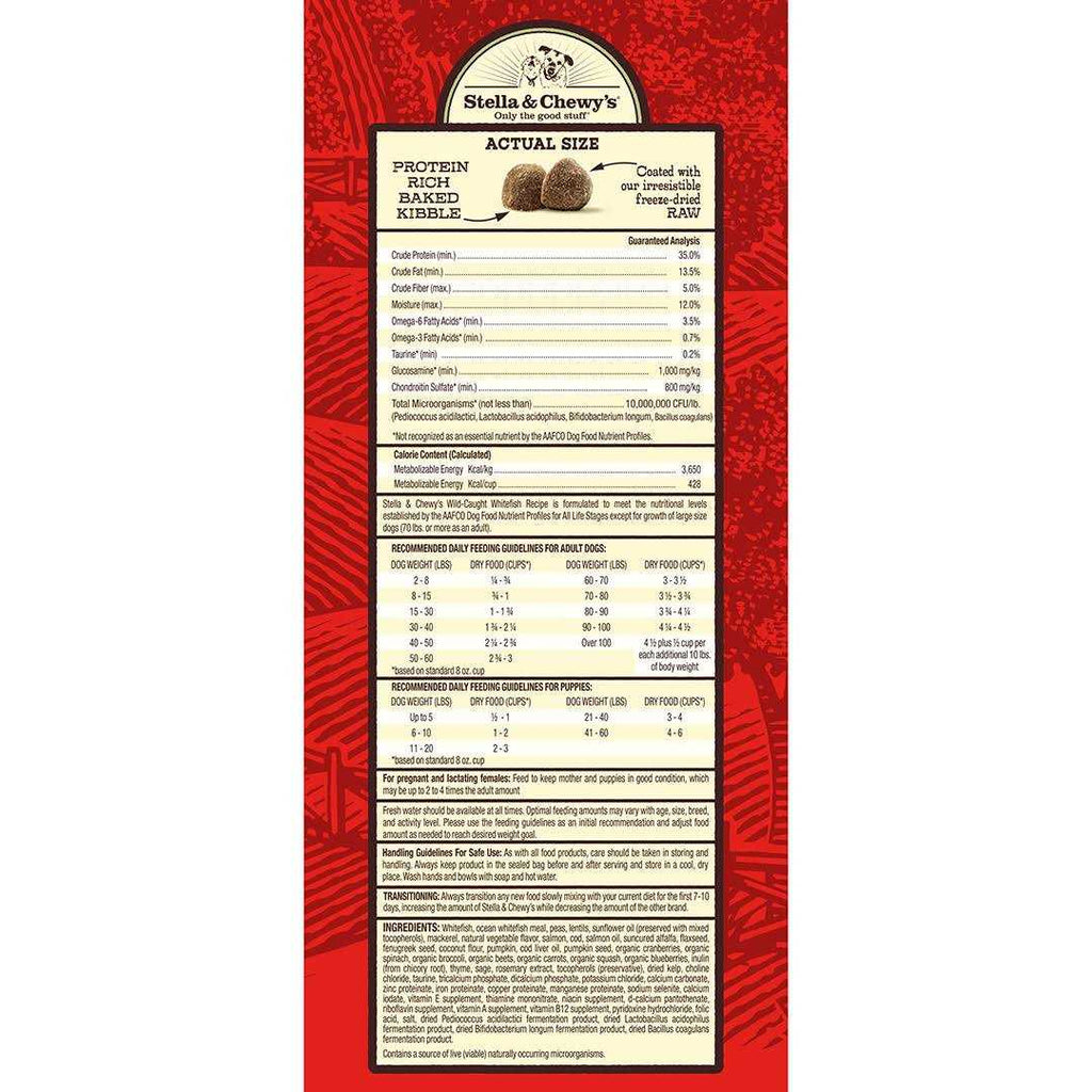 Raw Coated Dog Kibble Whitefish X224