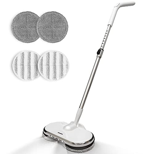 Cordless Electric Spin Mop with Water Sprayer and LED Headlight K54863