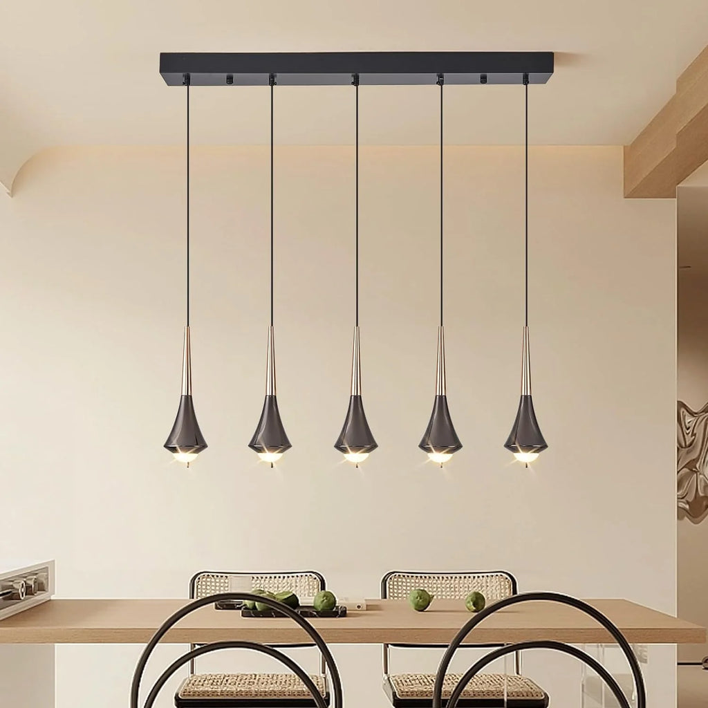Black & Gold 45W LED Pendant Light C697