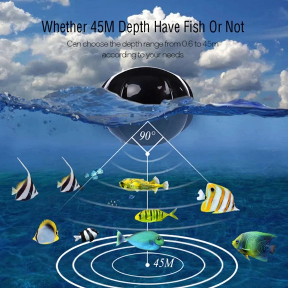 Wireless Portable Fish Finder with 40M Sonar L984