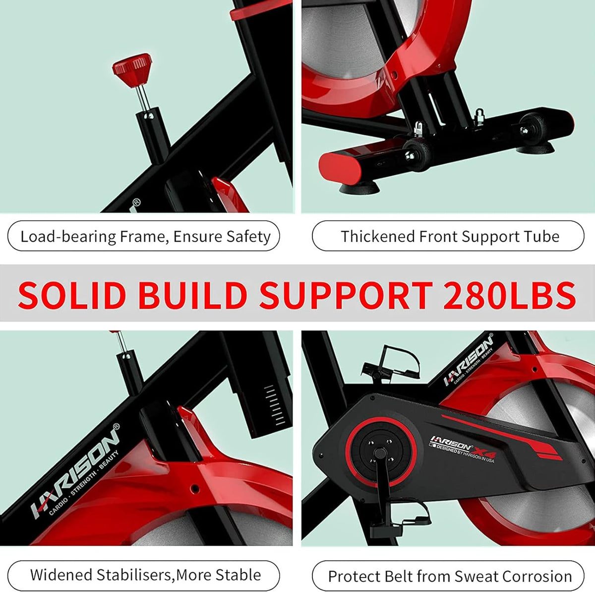 Exercise Bike with Tablet Holder Indoor Cycling Bike H93266
