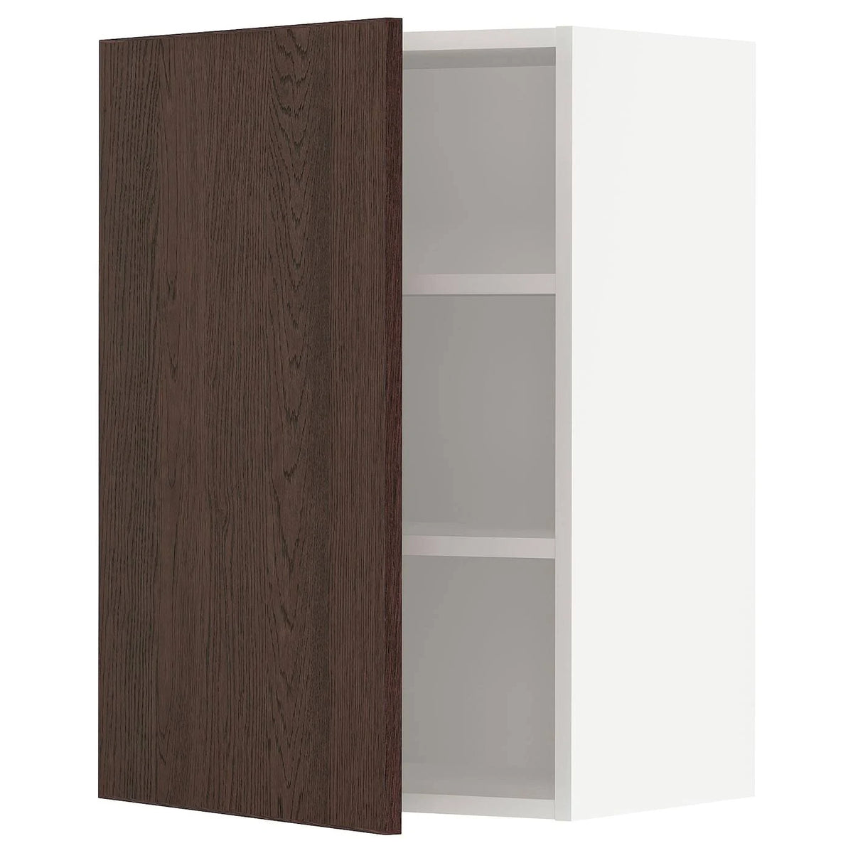 White/Sinarp Brown Wall Cabinet P11115