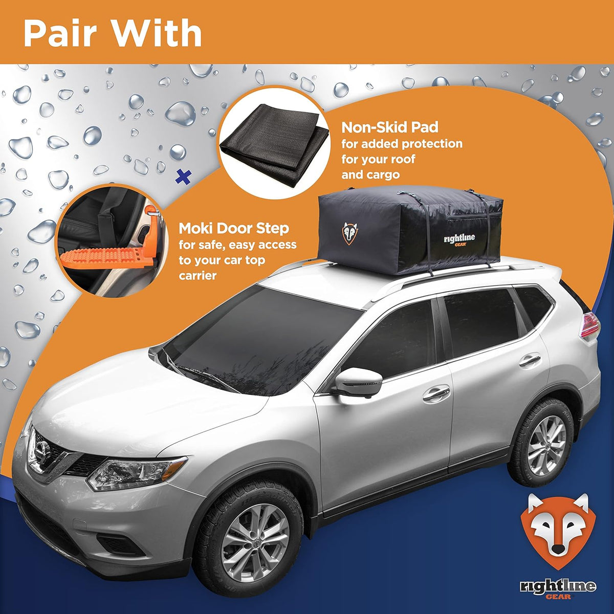 15 cu ft Waterproof Car Top Carrier K229