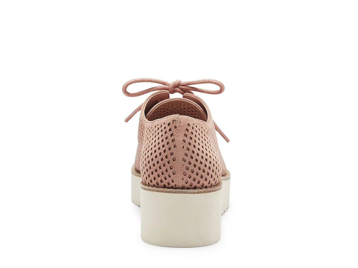 Pink Lace Up Platform Sneaker B958