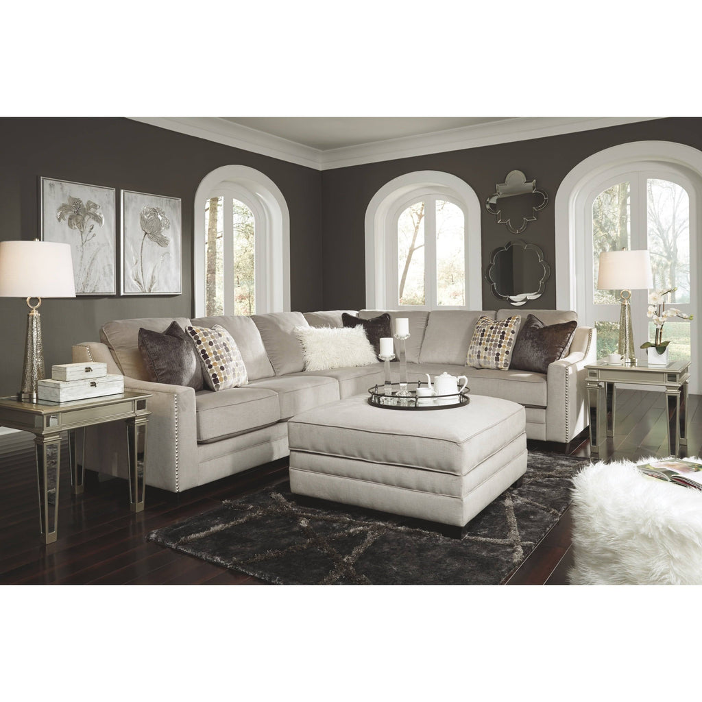 Silver Rectangular End Table M733