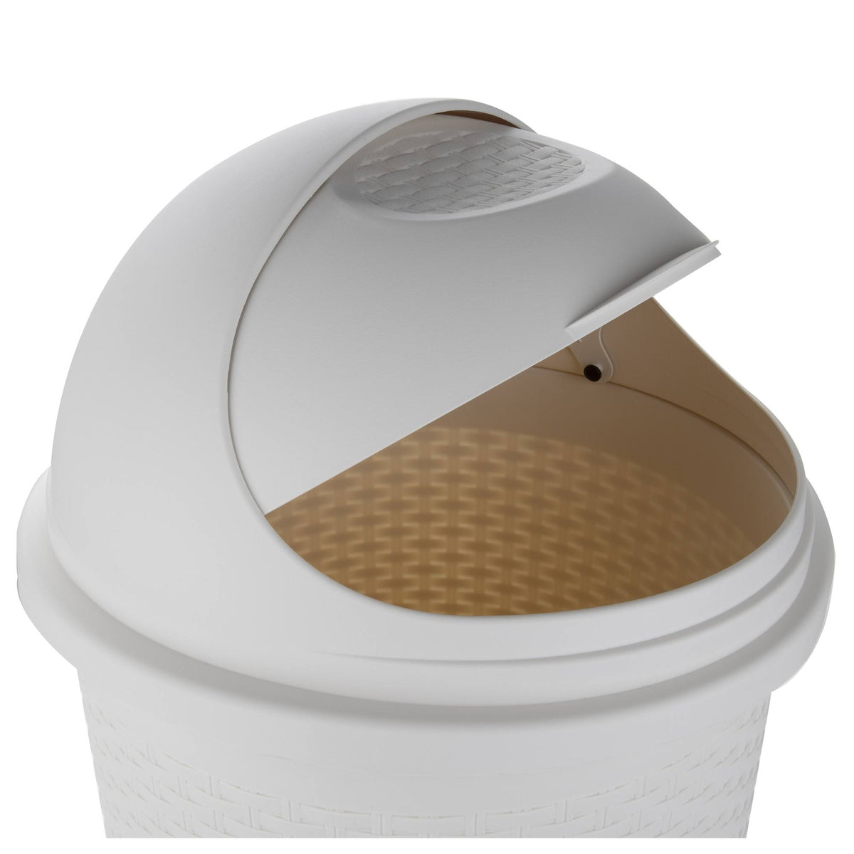 Rattan 55-Liter Trash Can with Lid B928