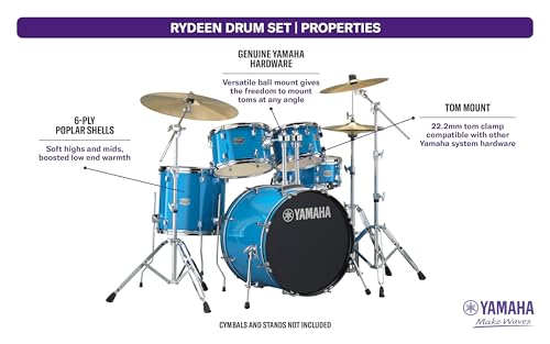 5pc Shell Pack with 22" Bass Drum H5008