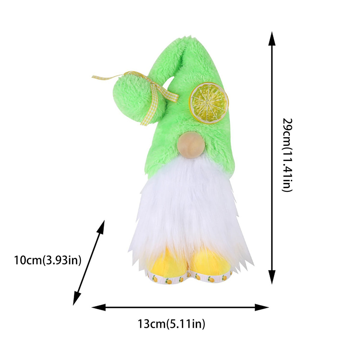 Lemon Doll Plush Dwarf Doll Home Decor C61017