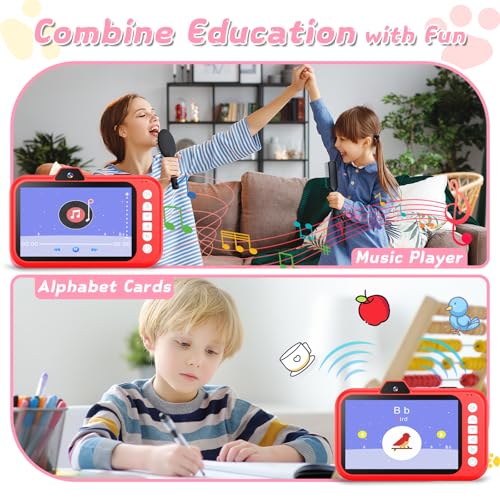 Kids Digital Camera with Rotating Zoom Lens, 3.5” Screen, 1080P, 32GB Card C19498