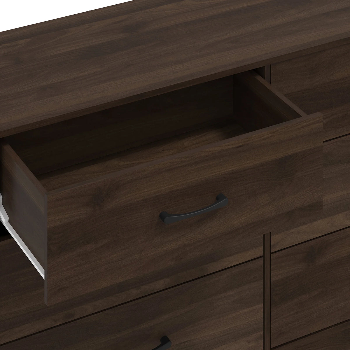 6 Drawer Dark Walnut Dresser D411064