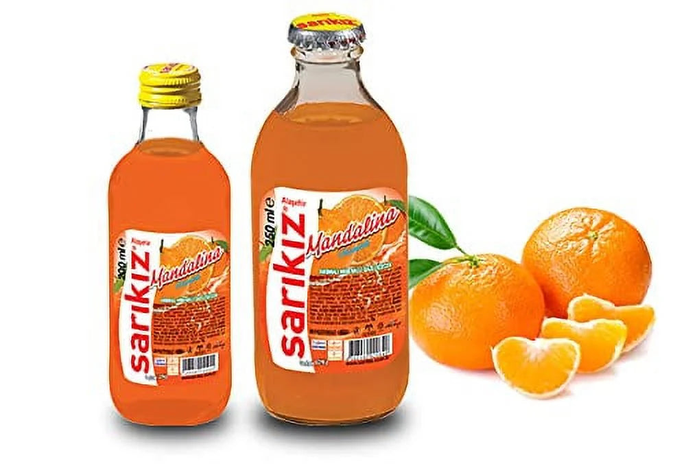 Turkish Mandarin Flavored Mineral Water 200Ml X 6 Packs Q674