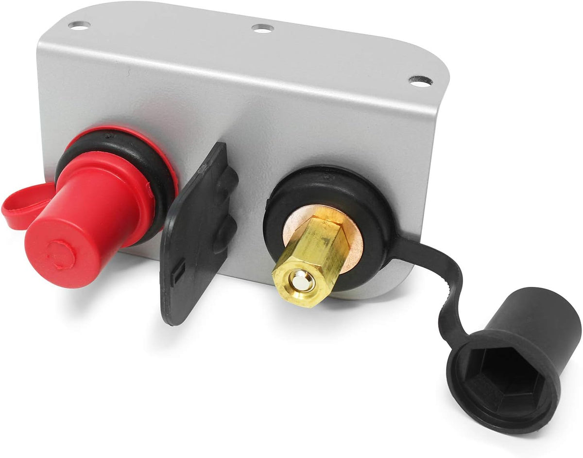 Remote Battery Charging and Jumper Terminals with Mounting Bracket, Pack of 2 T4644