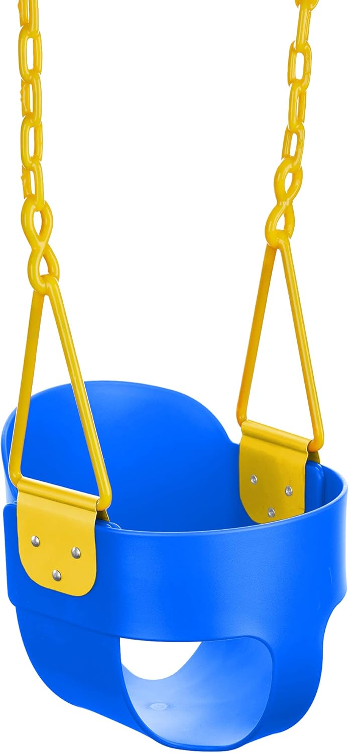 Red Pack of 2 High Back Toddler Swing with Carabiners O120