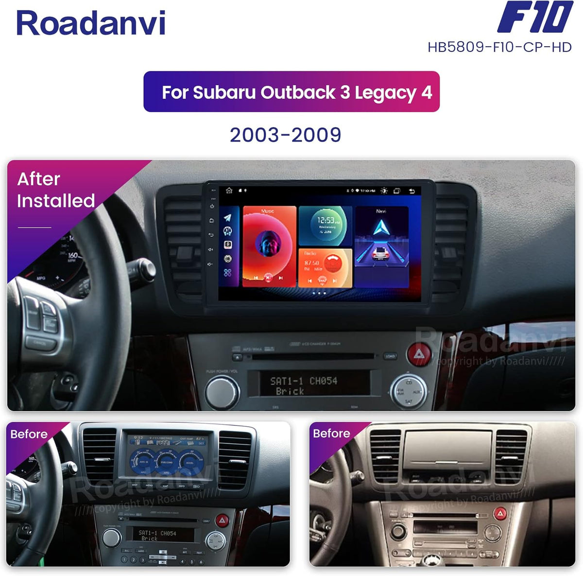 Car Stereo Bluetooth Radio with Touch Screen H988569