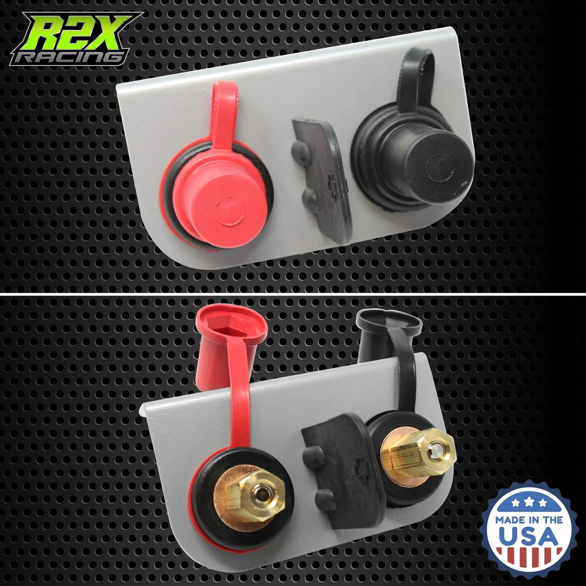 Remote Battery Charging and Jumper Terminals with Mounting Bracket, Pack of 2 T4644