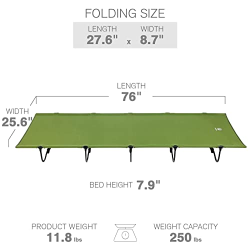 Folding Camping Cot with Carry Bag C449