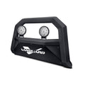 Black Powdercoat Bull Bar with 4.5in Round LED Kit I65231