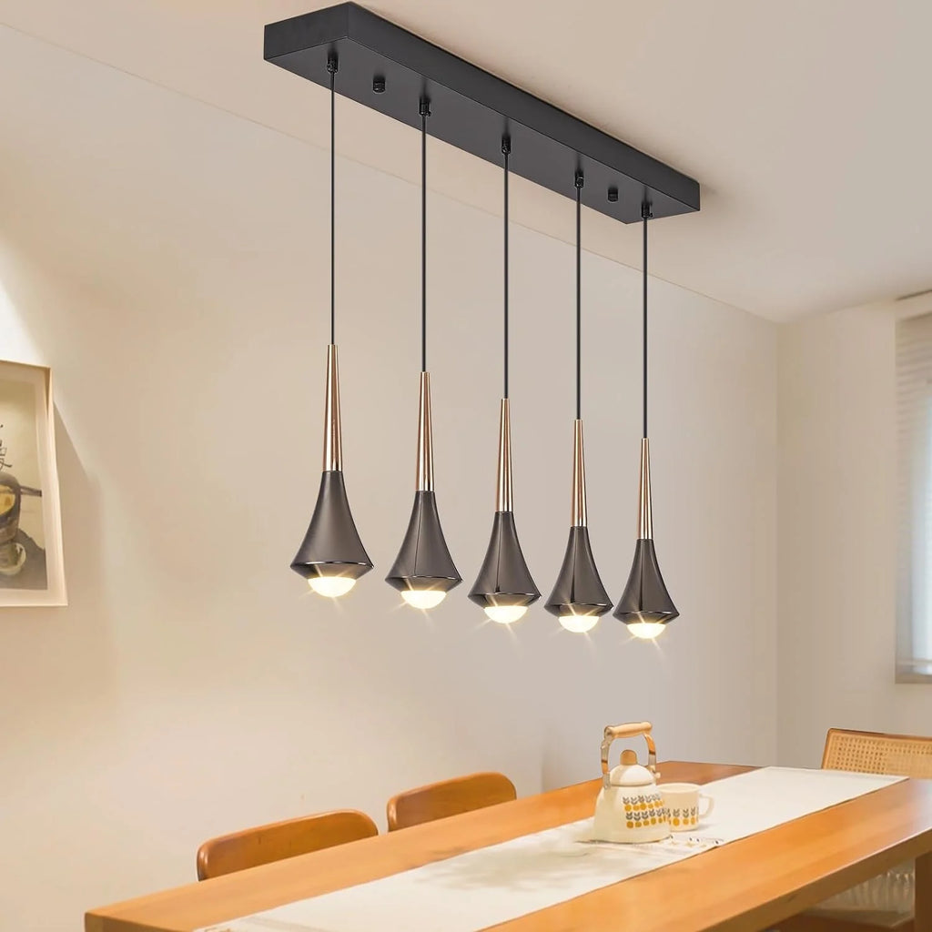 Black & Gold 45W LED Pendant Light C697