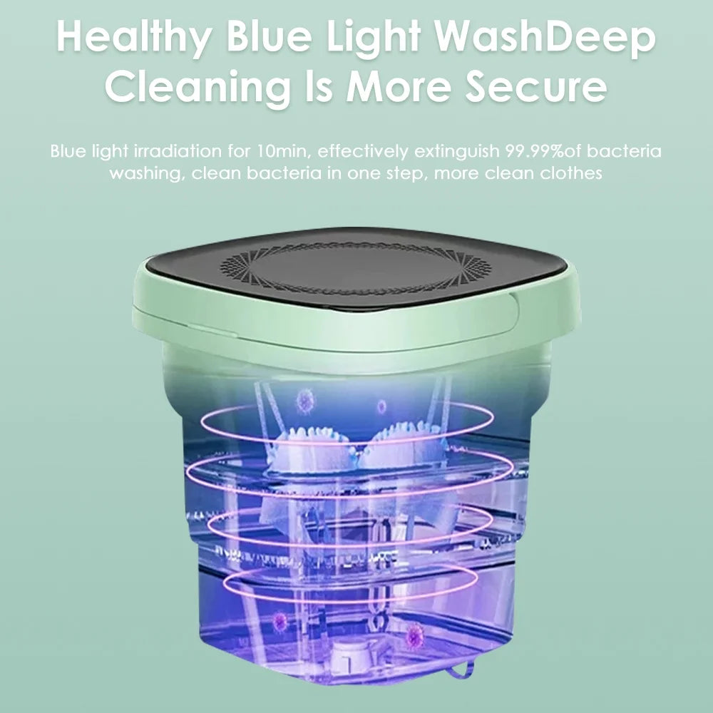 Mini Dehydratable Washer Portable Washing Machine Q894701