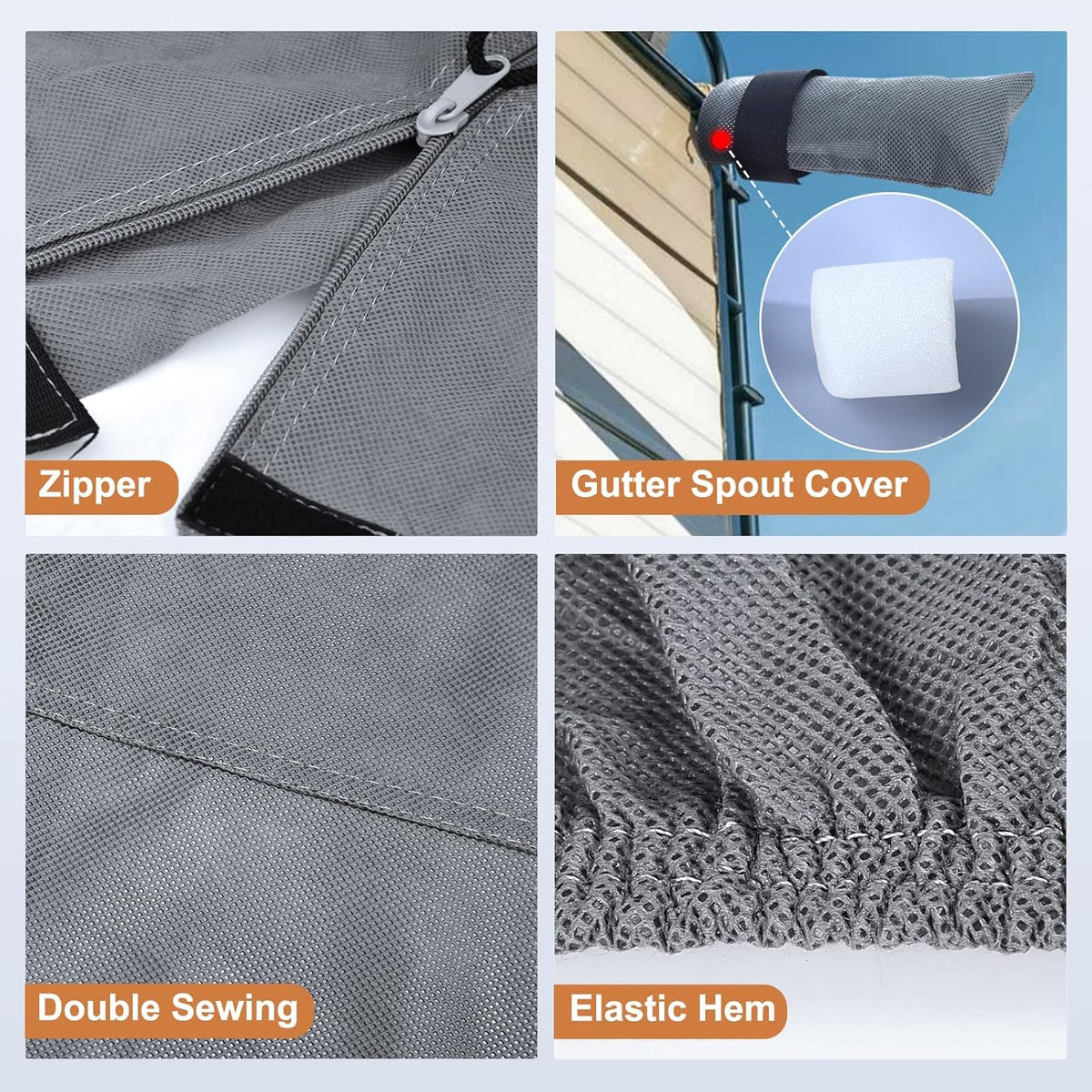 5 Layers RV Cover for 22'1 - 24' Motorhome F1296