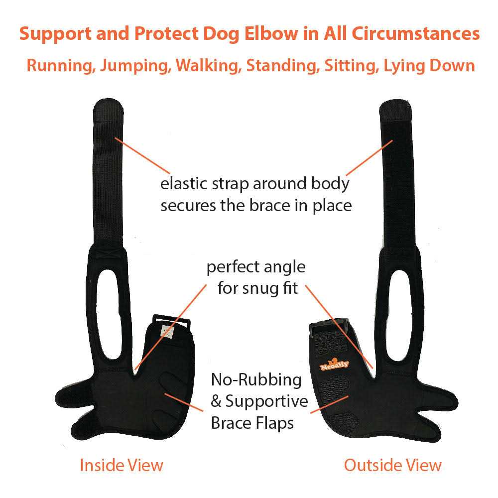 Dog Elbow Brace Protector Pads T155