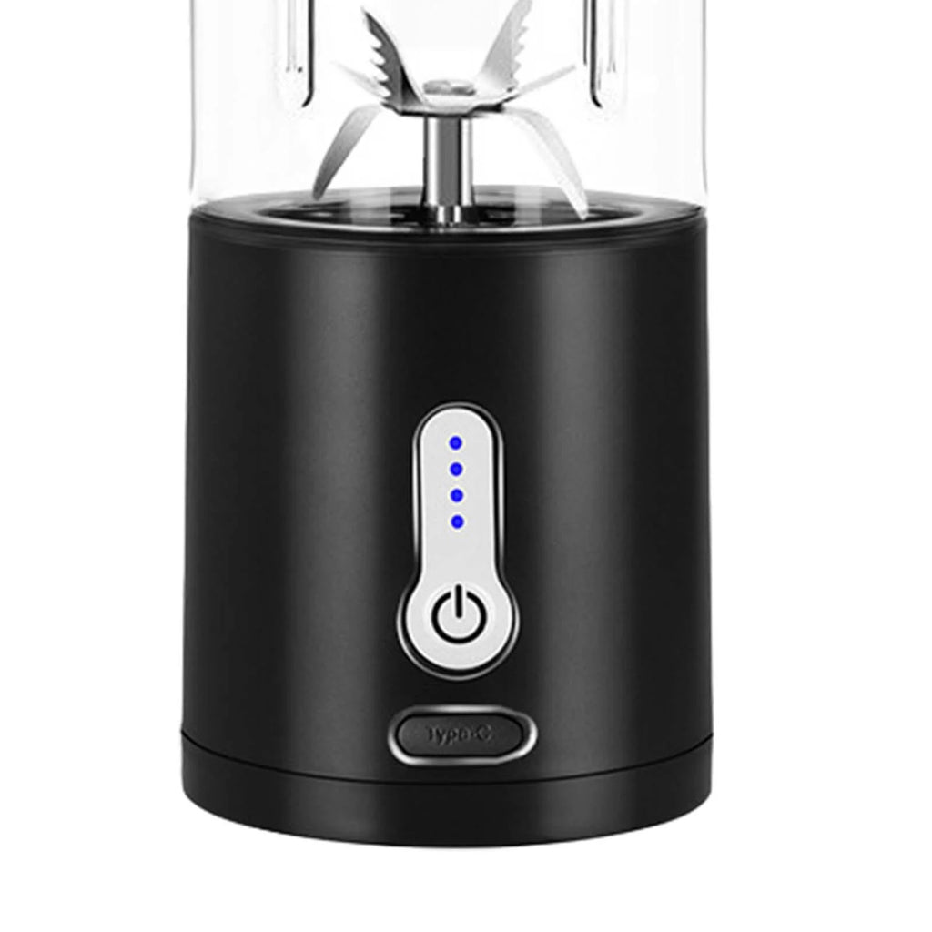 Black 530ml Portable USB Juicer Cup U853481
