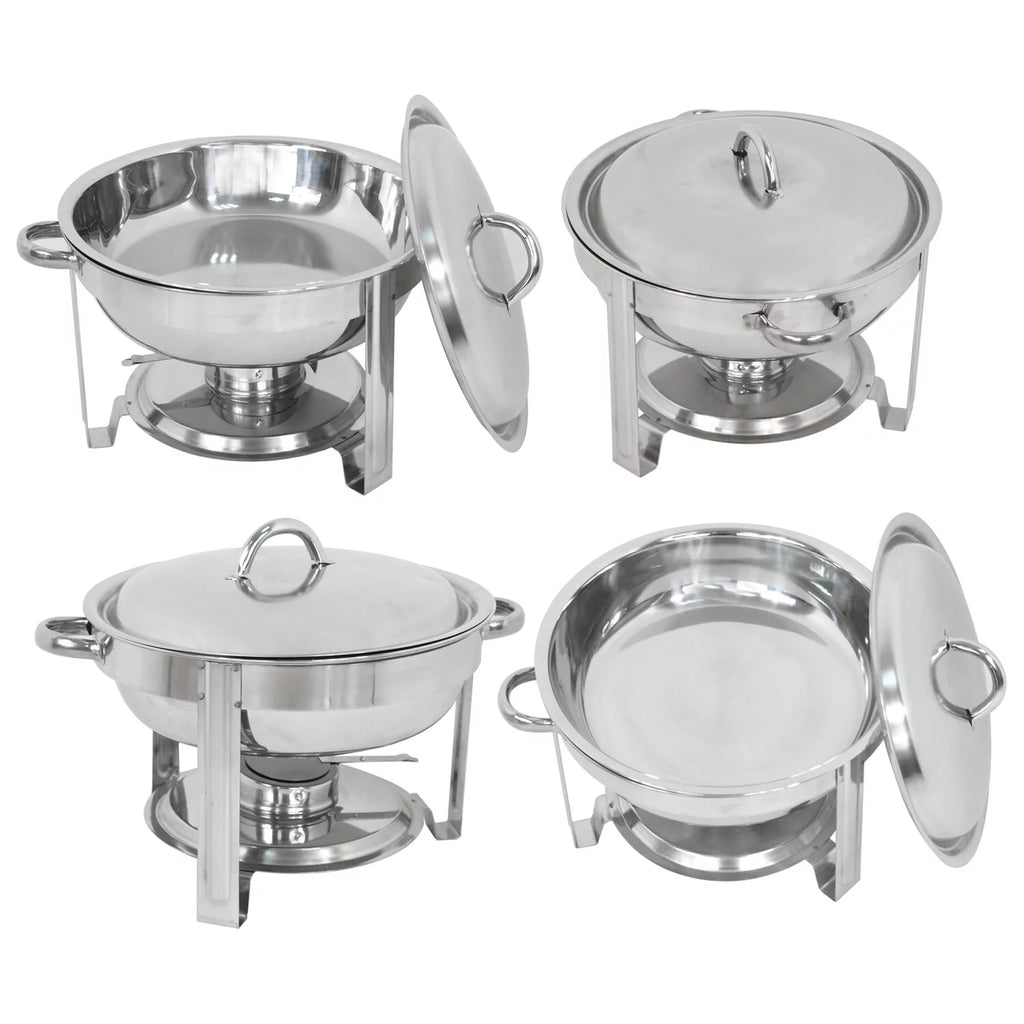 Round Chafing Dish 5Qt 4 Pack N477879