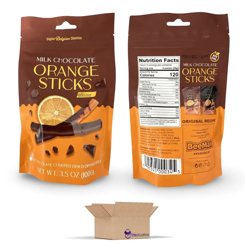 Milk Chocolate & Dark Chocolate Orange Sticks 3.5 Ounce Pack of 4 F39519