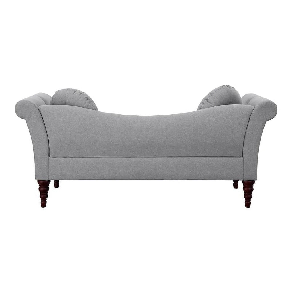 75" Traditional Fabric Settee with 2 Pillows M59077
