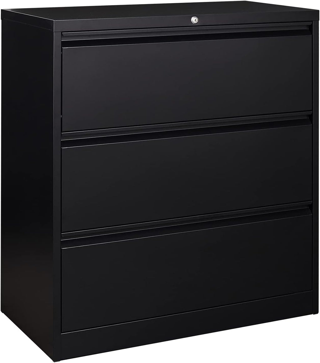 3 Drawer Lockable Metal Filing Cabinet D163
