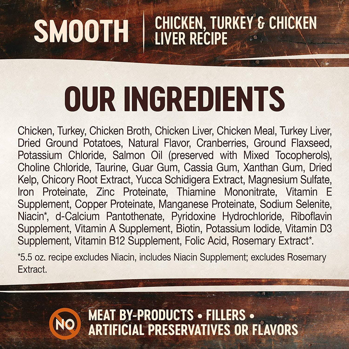 Grain-Free Pate Canned Cat Food, Chicken, Turkey & Chicken Liver, 5.5 oz Case of 24 X147